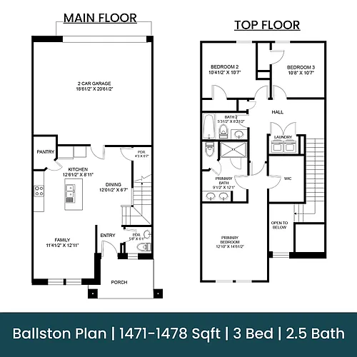 Floor plan Ballston