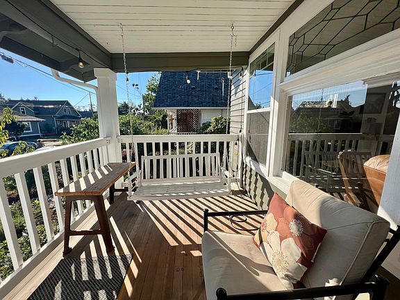 Huge front porch with swing.