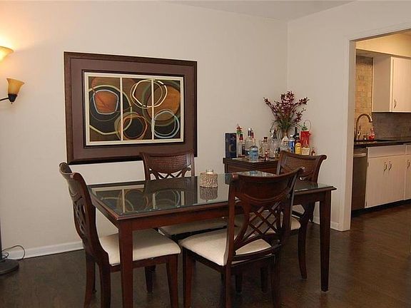 Spacious dining room.