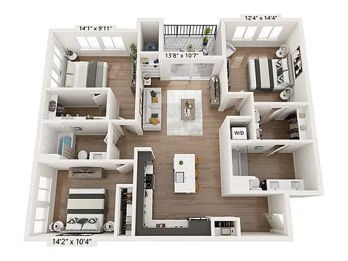 Floor plan 3A