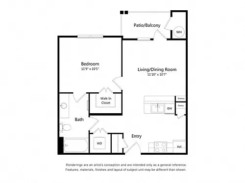 Floor plan A1 - Brazos