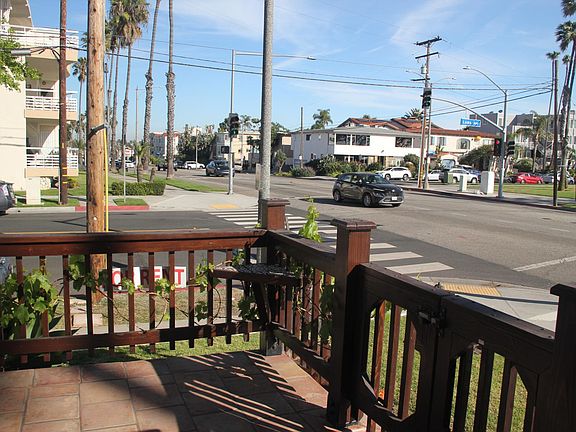 Looking east from the front patio. This is the corner of Ocean Blvd and Loma Ave.