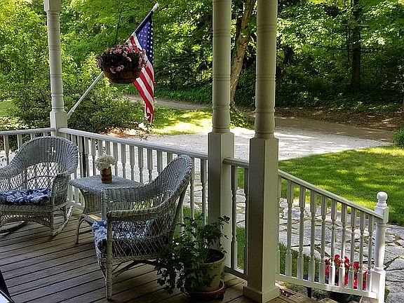 Wooded views off Front Porch