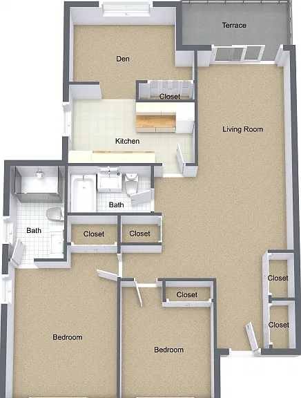 Fountain Place Apartments — Photo 37