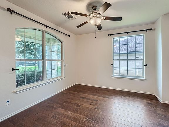 Flex space for a dining room/open office space on the first floor upon entry of the home
