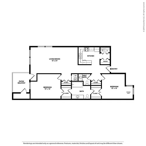 Floor plan The Erin