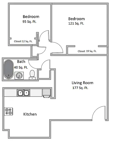 Floor plan 1509 Trailsway