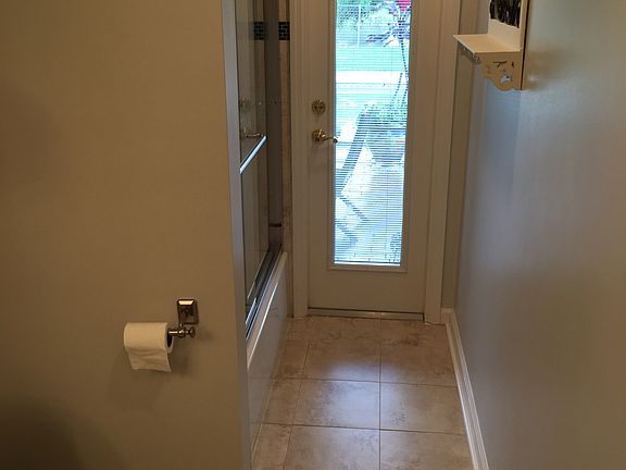 Second bathroom cabana door