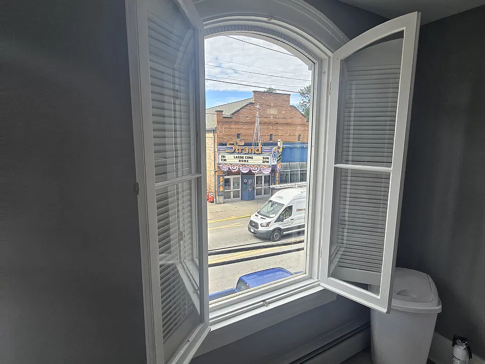 One of many front windows over looking Main Street