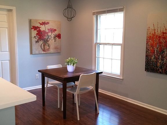 open concept dinning room