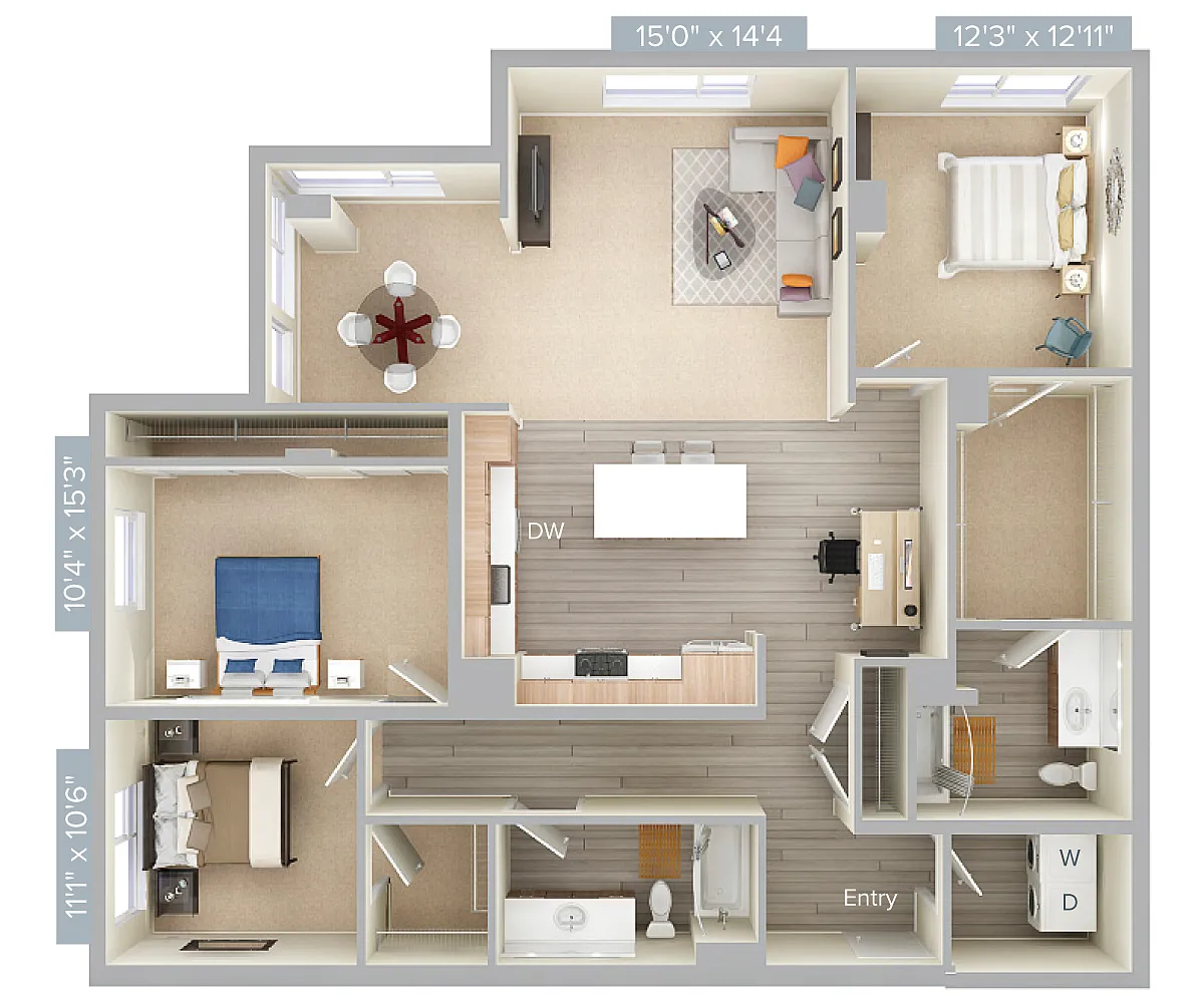 Floor plan C4-1705