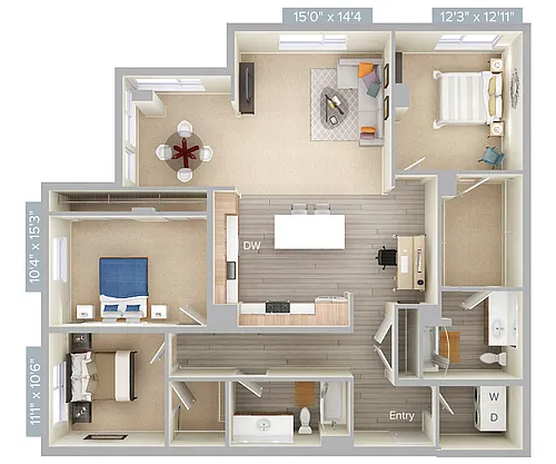 Floor plan C4-1705