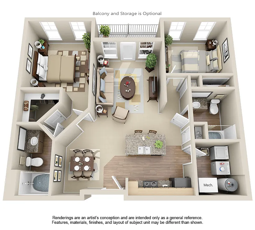 Floor plan B1 Baltimore