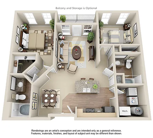 Floor plan B1 Baltimore