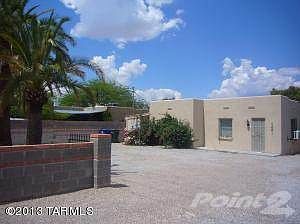 Front of property from entry gate