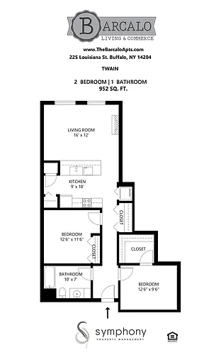 Floor plan Twain