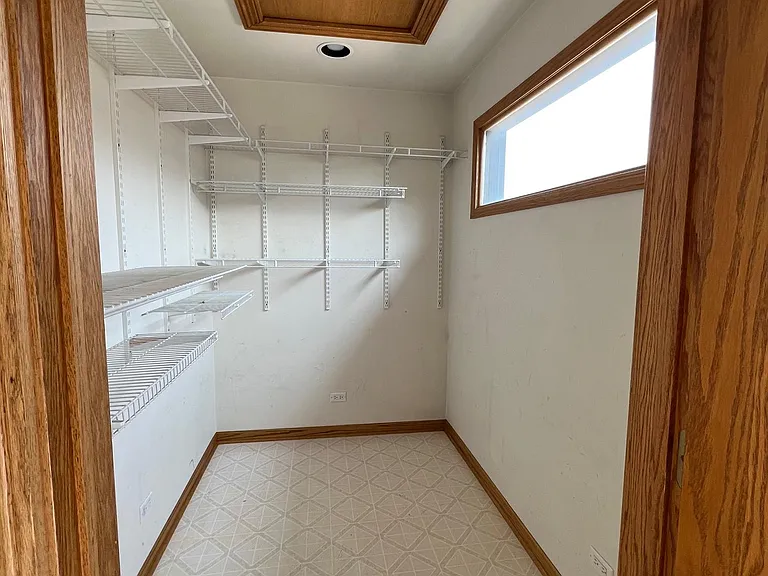 Storage room off kitchen area