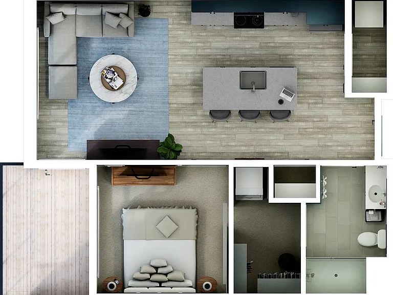 One Bedroom One Bedroom