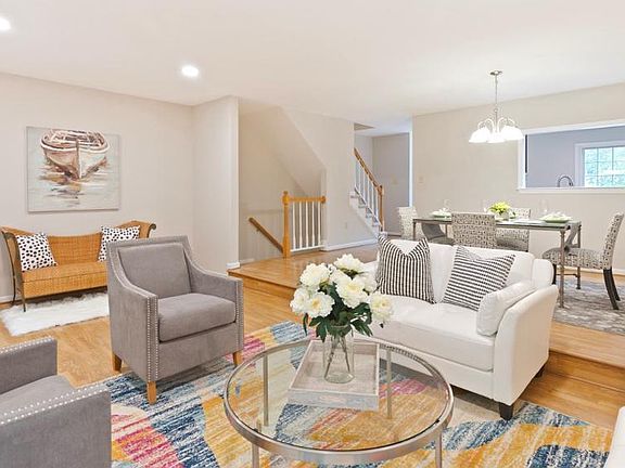 Open Living and Dining area