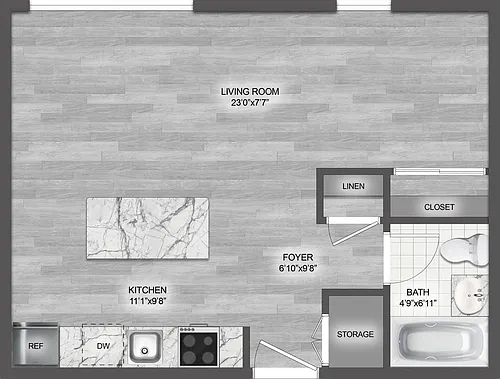 Floor plan The Topaz