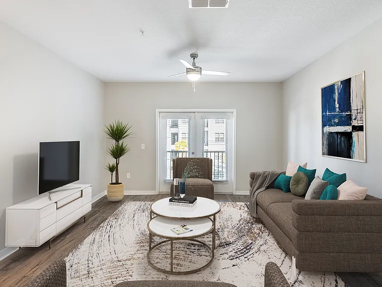 Virtually Staged Living Area