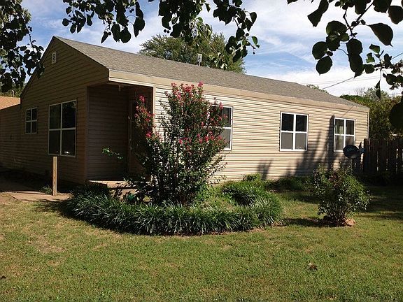 Side view with flower garden