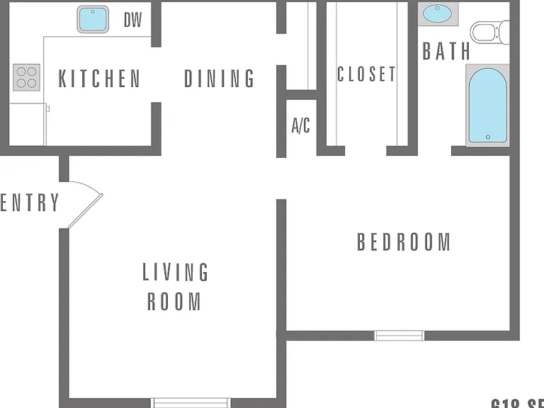 Ridge at Southcross
One bedroom, one bathroom
618 square feet Ridge at Southcross
One bedroom, one bathroom
618 square feet
