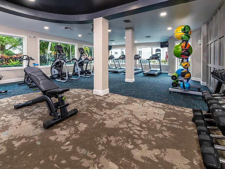 Break a sweat anytime! Our 24-hour fitness center offers all the equipment you need for a comprehensive workout.