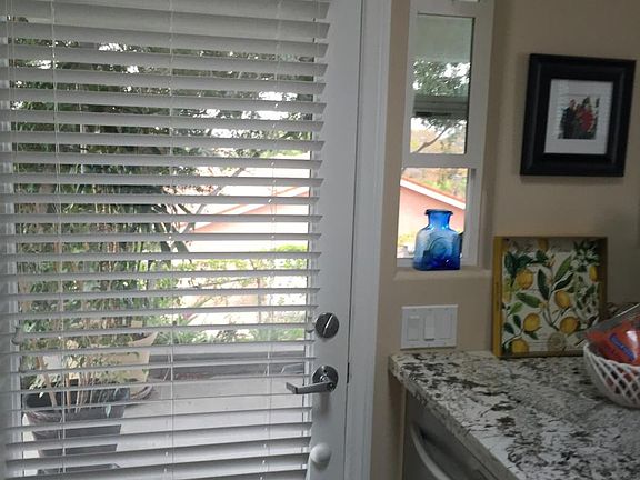 Kitchen door to patio