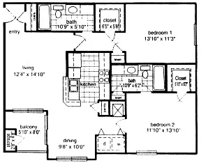 Floor plan B1