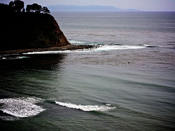 Rocky Point Road & Lunada Bay w view of Catalina Island