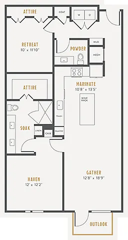 Floor plan A23