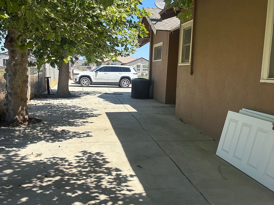 Shaded side of home