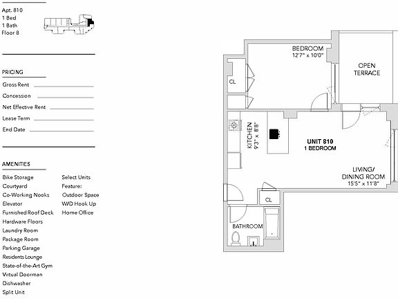 2nd image of 38-38 32nd St #8110
