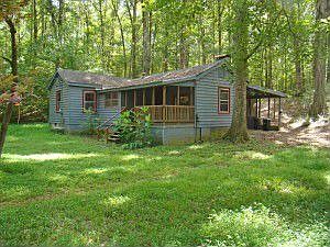 A cottage in the woods.