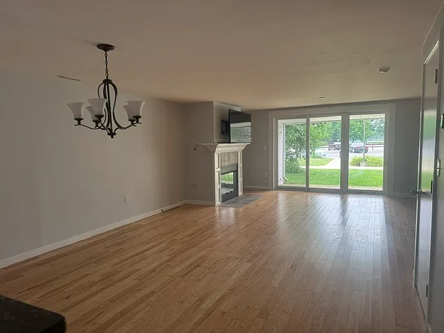 Open Concept Living Area with Patio Views