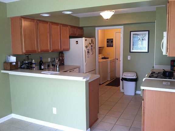 kitchen view from dining area