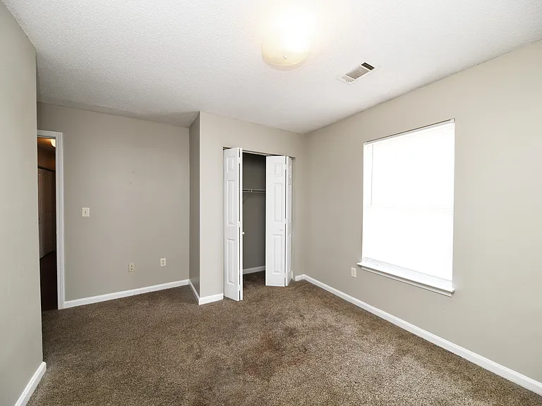 Bedroom with overhead lighting