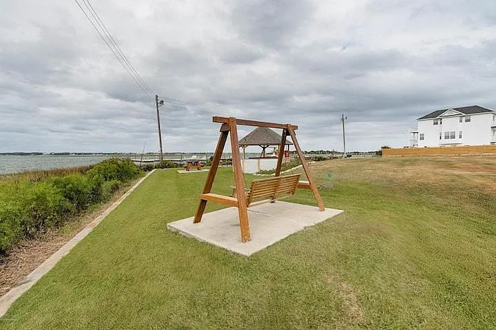 Swings in several locations on property.