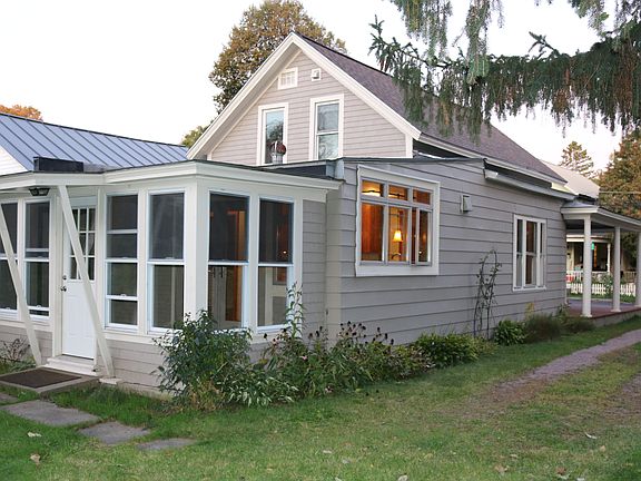 Back and side of house