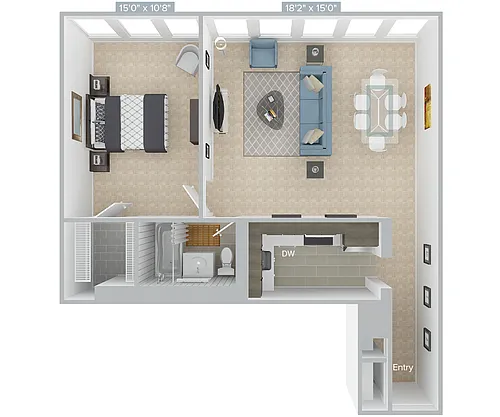 Floor plan A5-K-Premier
