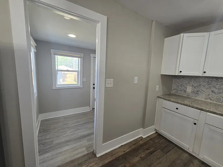 Kitchen and laundry room
