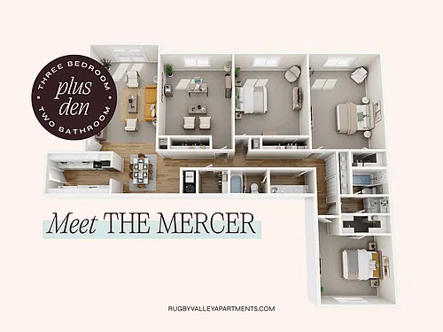 Floor plan The Mercer