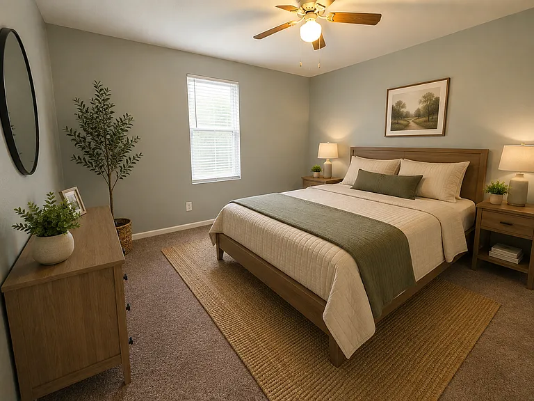 AI Generated Bedroom