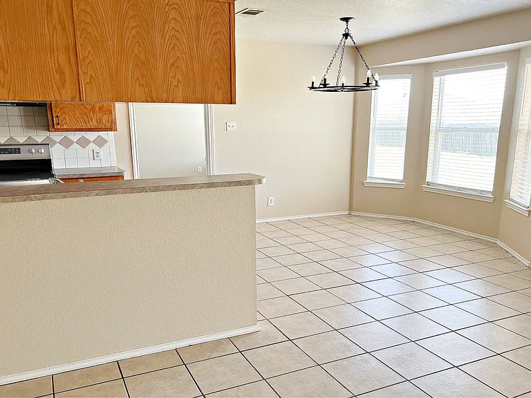 Kitchen and Dinette open concept from living area