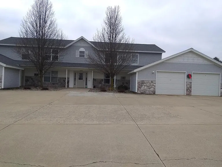 Front of building facing west