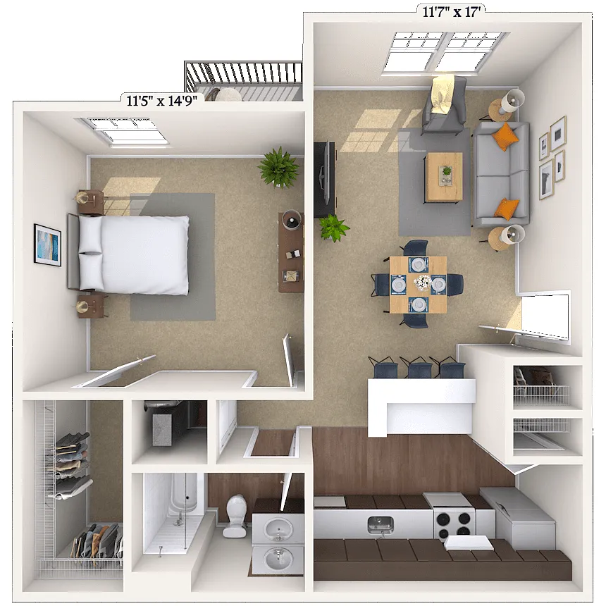 Floor plan The Gladiolus