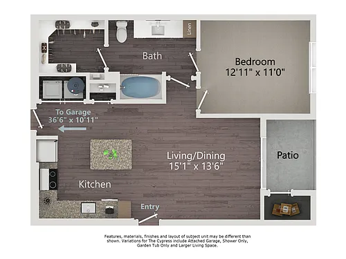 Floor plan The Cypress