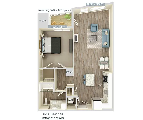 Floor plan AM19-800-1153