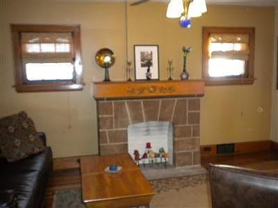 living room fireplace